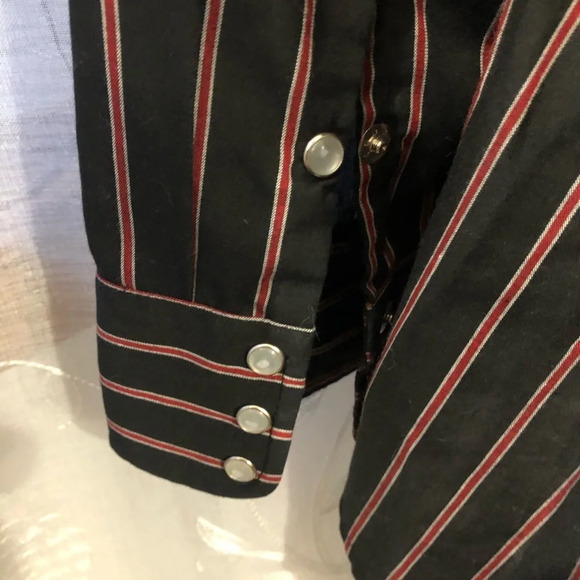 MWG western craft dress shirt LT/2TG red/black - Picture 6 of 9